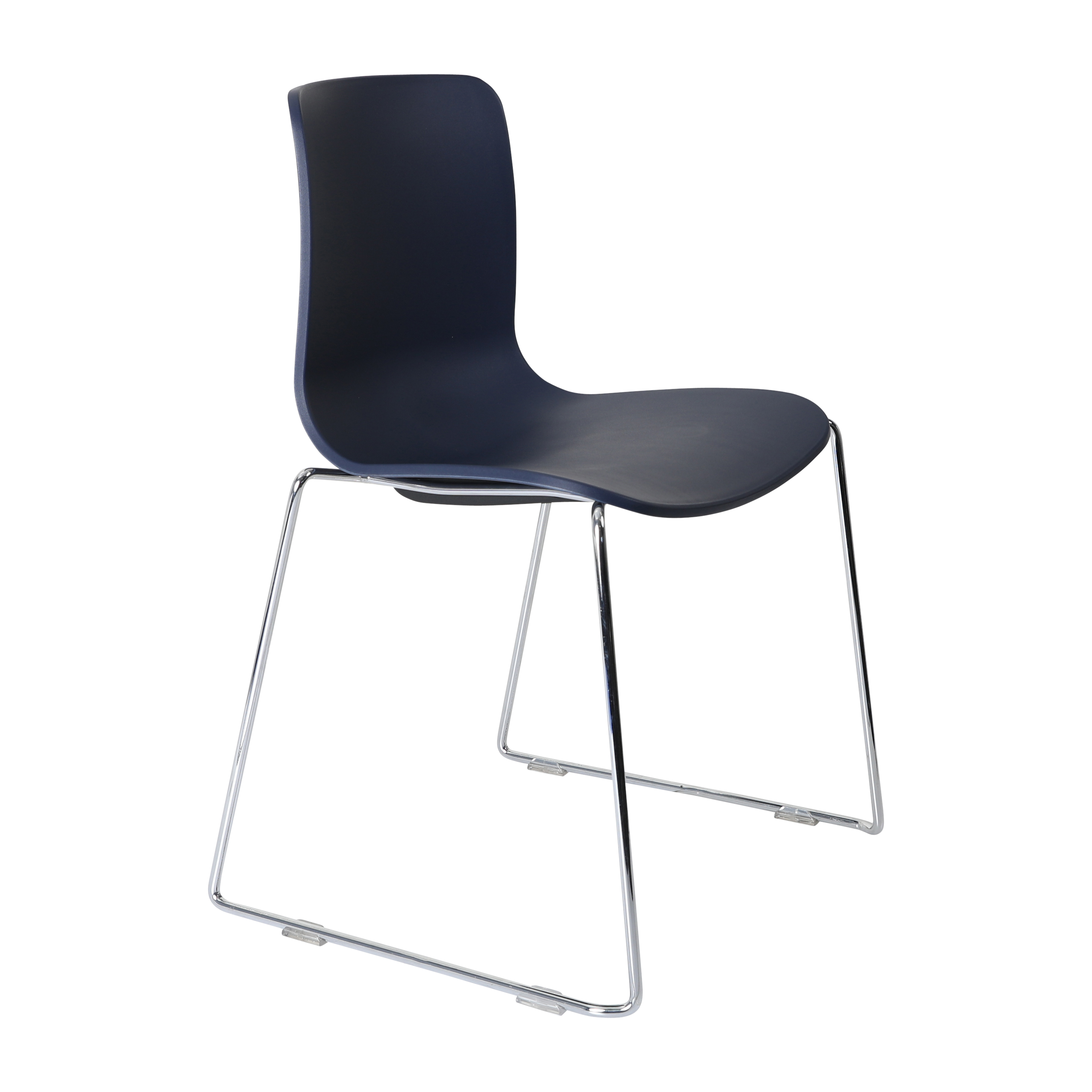 Acti Chair (Navy Blue / Sled Base Chrome)